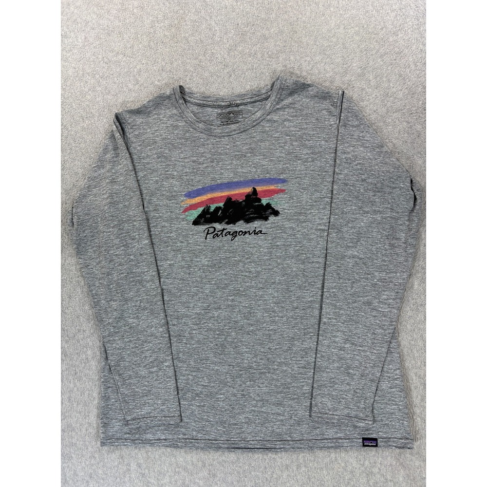 Patagonia Capilene Cool Daily Long Sleeve Performance Shirt (Women's XL) Gray